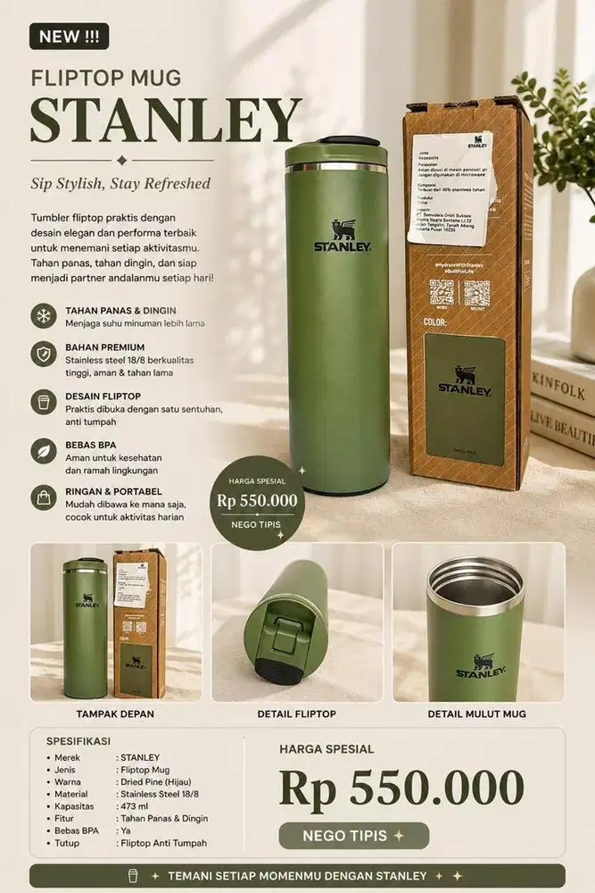 Tumbler Stanley Ori 100%
