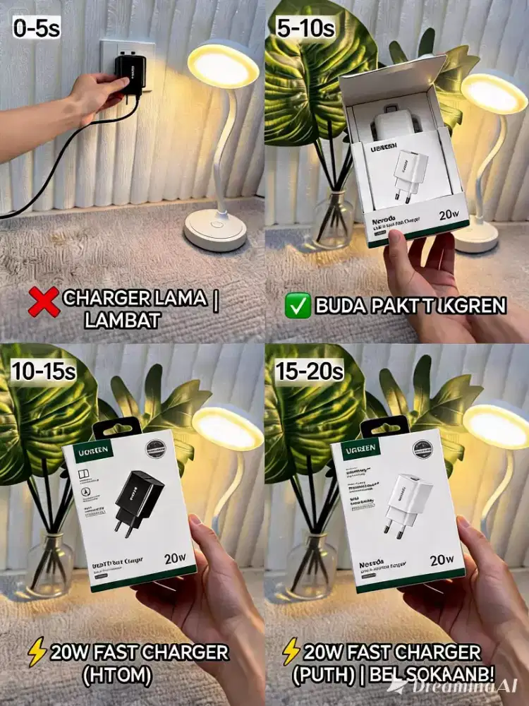 Adaptor Urgreen Original Kondisi Baru