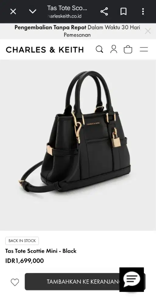 Tas wanita merk Charles & Keith