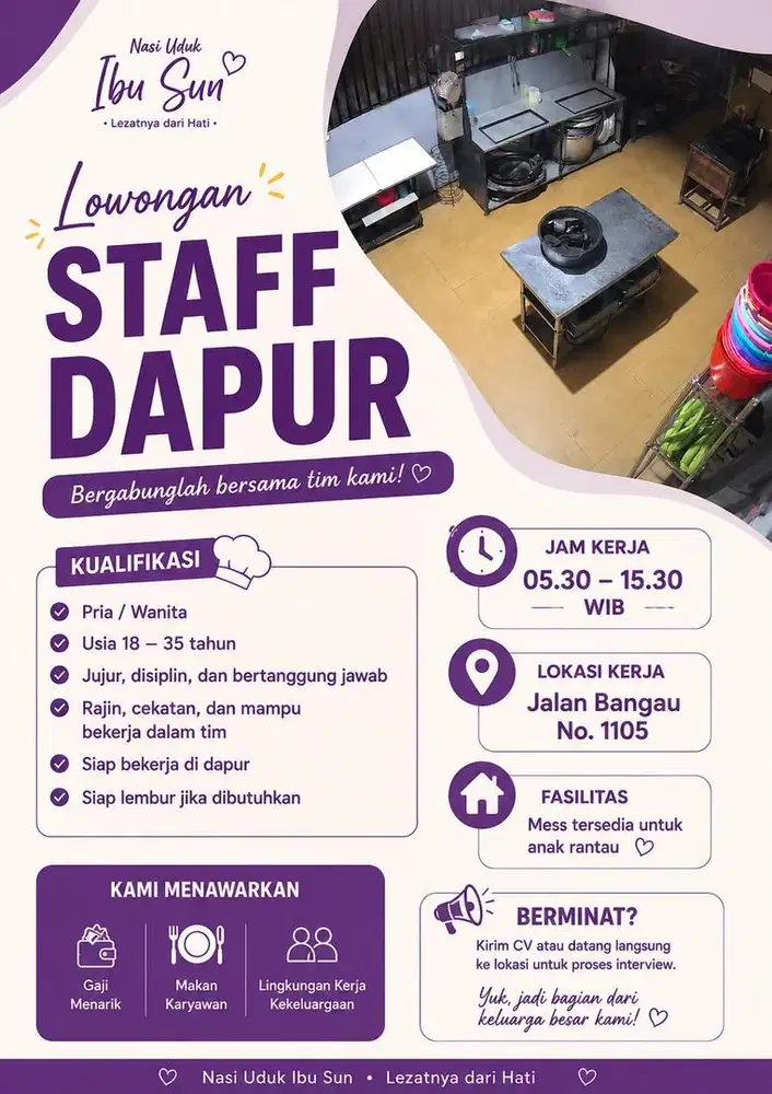 Dicari cepat bagian dapur