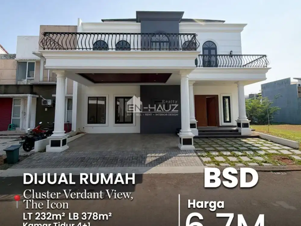 (MC) DI JUAL RUMAH CLUSTER VERDANT VIEW, THE ICON BSD