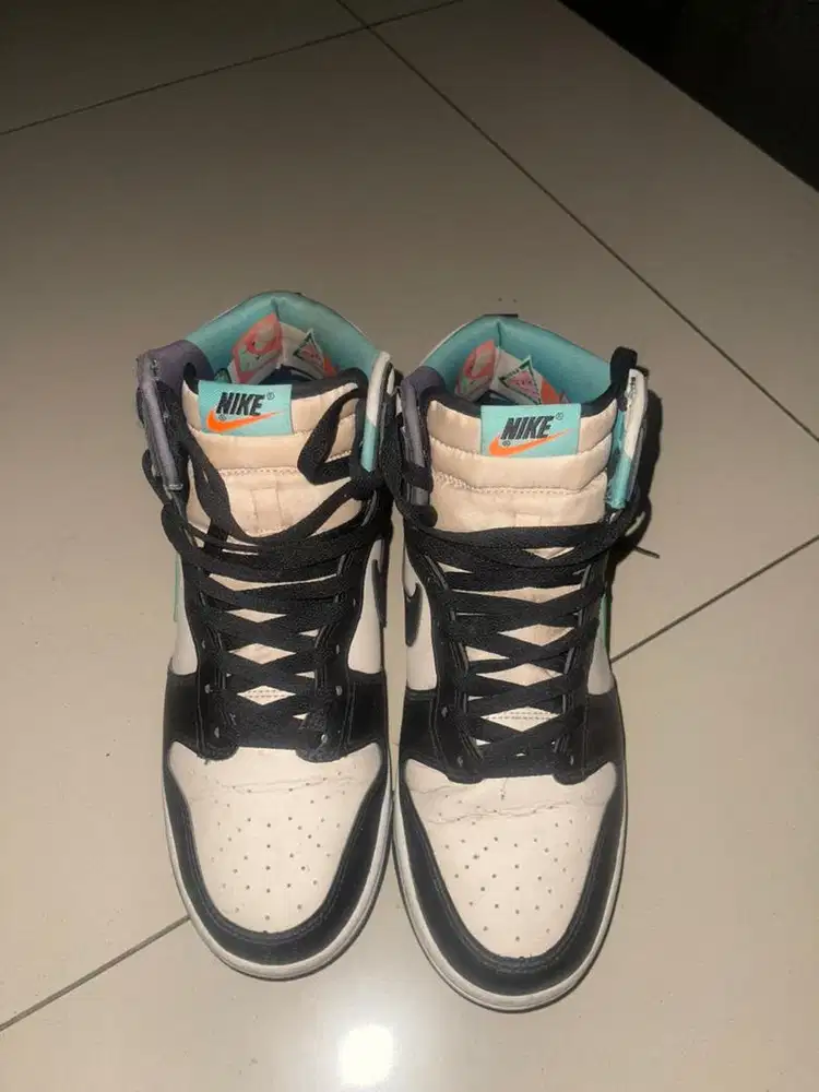 Nike Dunk High EMB 'Colorful Courts'