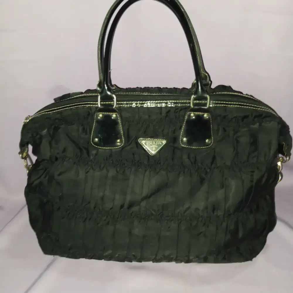 Dijual cepat Prada Milano bag n LV Azura motif Damier