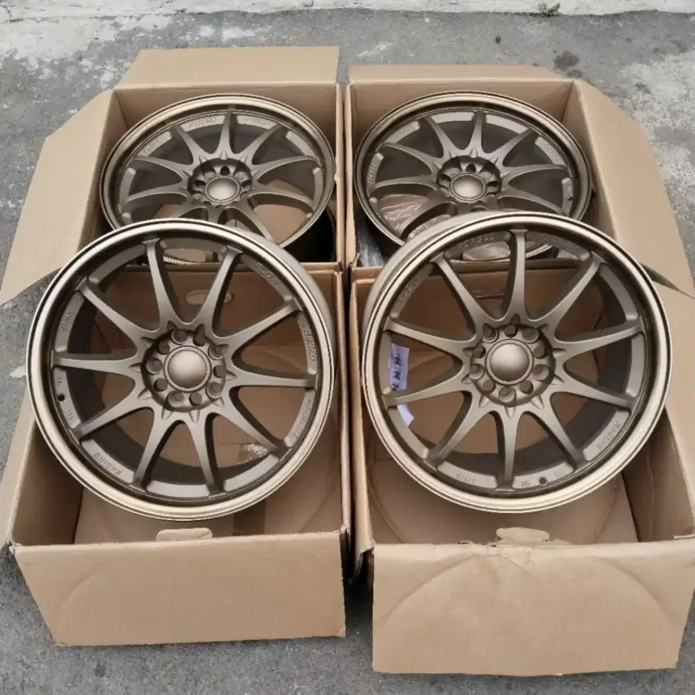 Velg JDM Ray R18 PCD 5x114.3 Lebar Rata 8.5 ET43 MBSB/ML Velg Ring 18