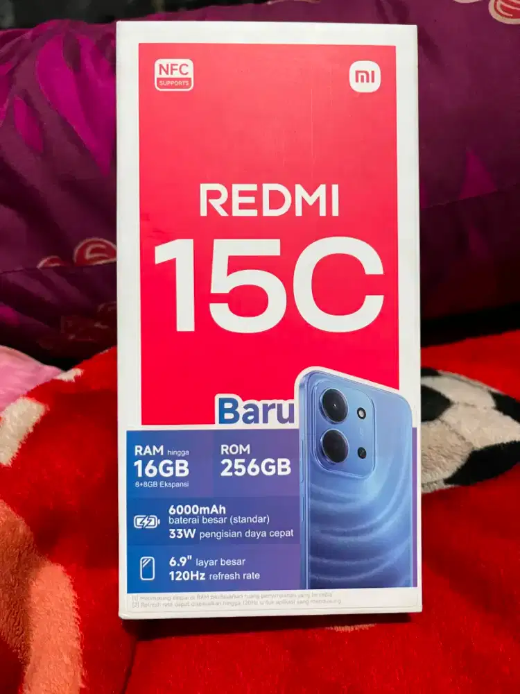 Xiaomi redmi 15c ram16GB Rom256