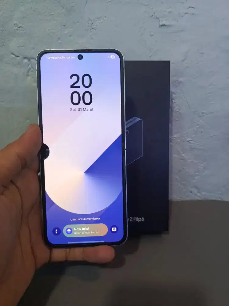 SAMSUNG Z FLIP 6 5G RAM 12/256GB ORIGINAL SEIN MULUS NORMAL FULLSHET