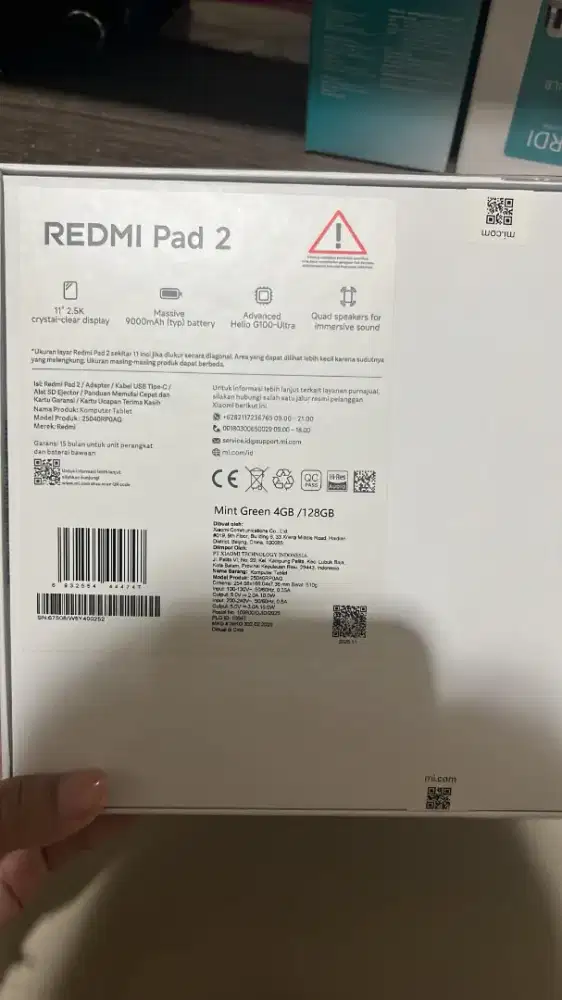 Redmi Pad 2 Mint Green 4GB/128