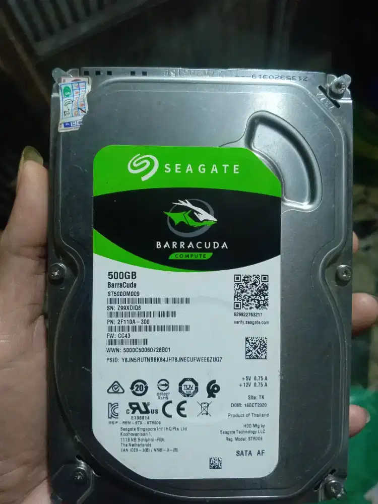 Hardisk PC seagate baracuda 500gb