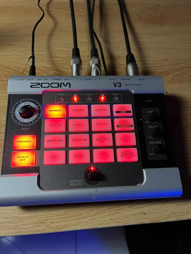 Efek vocal harmony, audio interface, air bridge