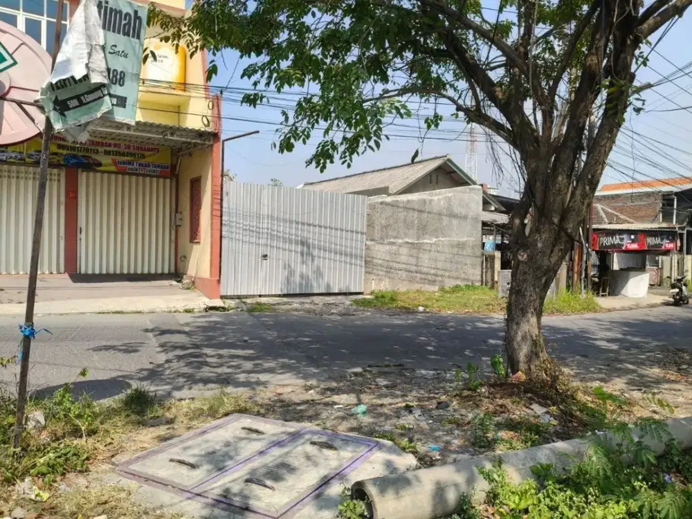 DIJUAL TANAH RAYA GUNUNGANYAR TAMBAK - JALAN KEMBAR