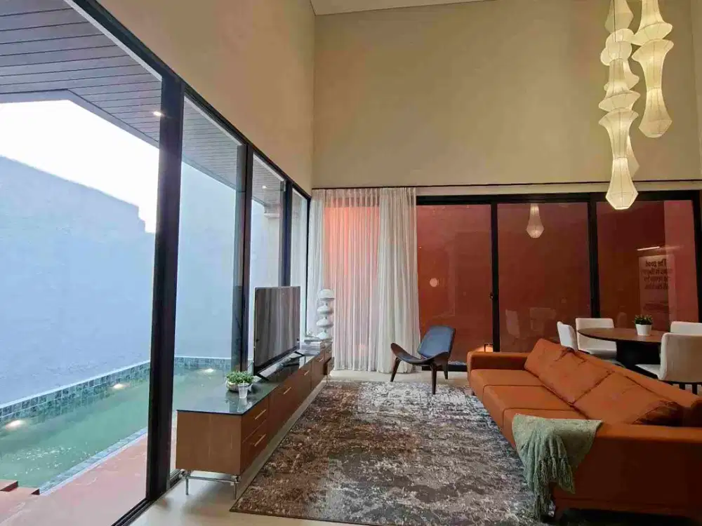 Rumah baru 2 lt full furnish design Bandoeng Tempo doeloe di Kota Baru Parahyangan