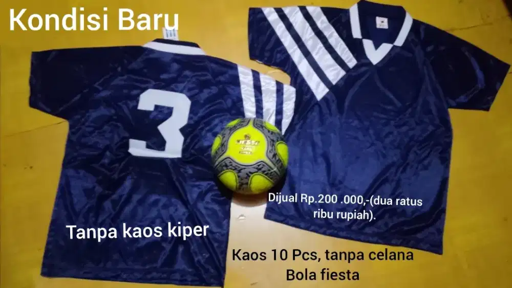 Jual kaos Tim futsal dan bola futsal