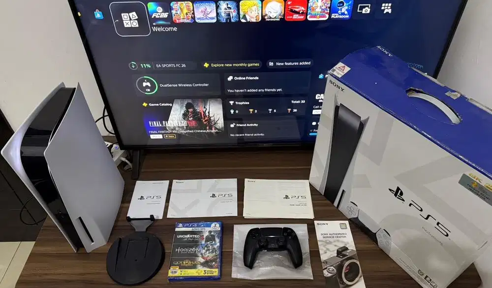 PS5 Disk Version + FC26 (Mulus & Lengkap)