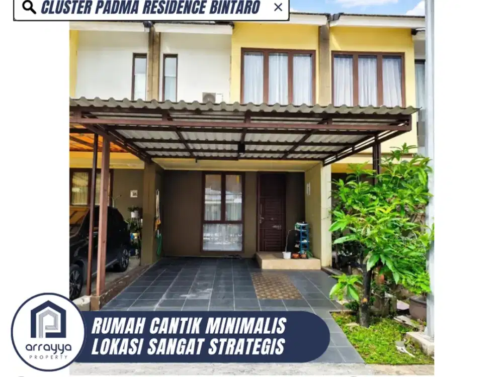 DIJUAL RUMAH CANTIK 2 LANTAI LOKASI SANGAT STRATEGIS DI GRAHA RAYA BINTARO (DM90)