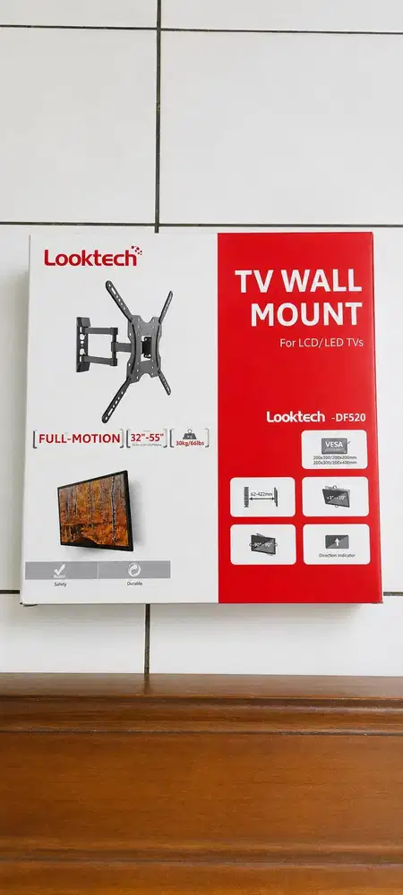 Bracket TV Full Motion Premium Looktech DF520
