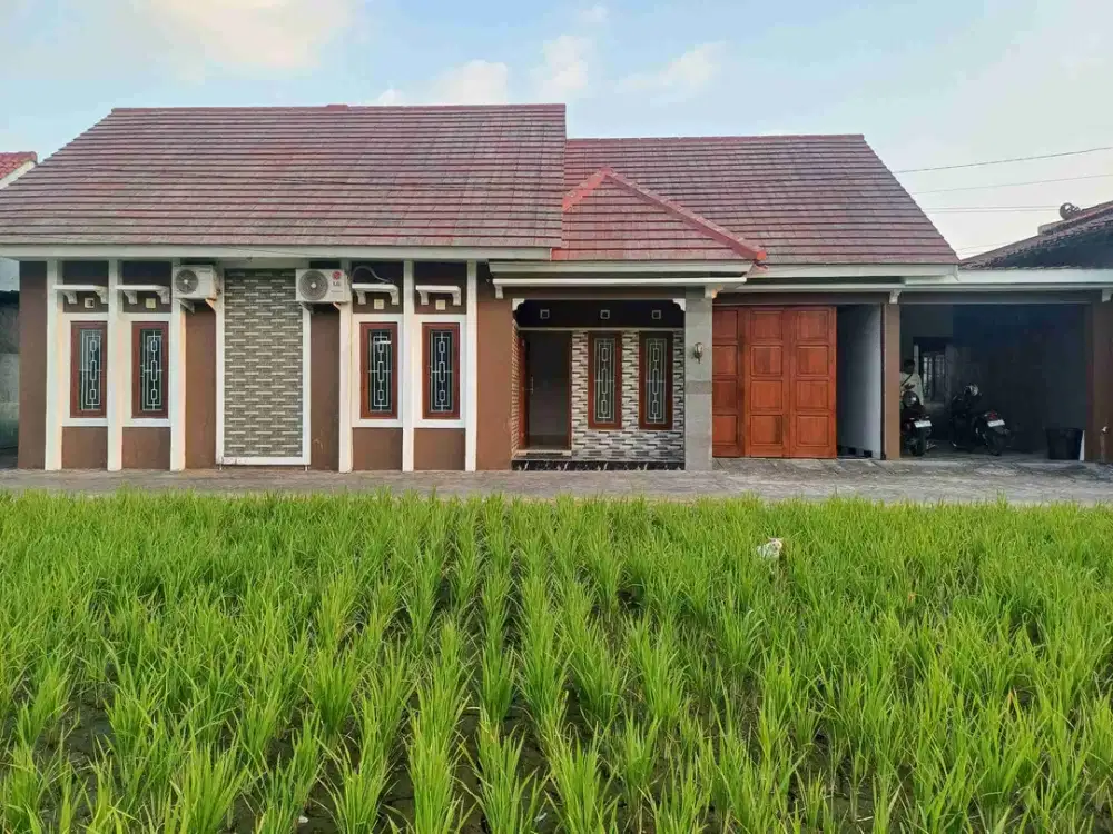 Rumah view sawah dlm cluster Condongcatur