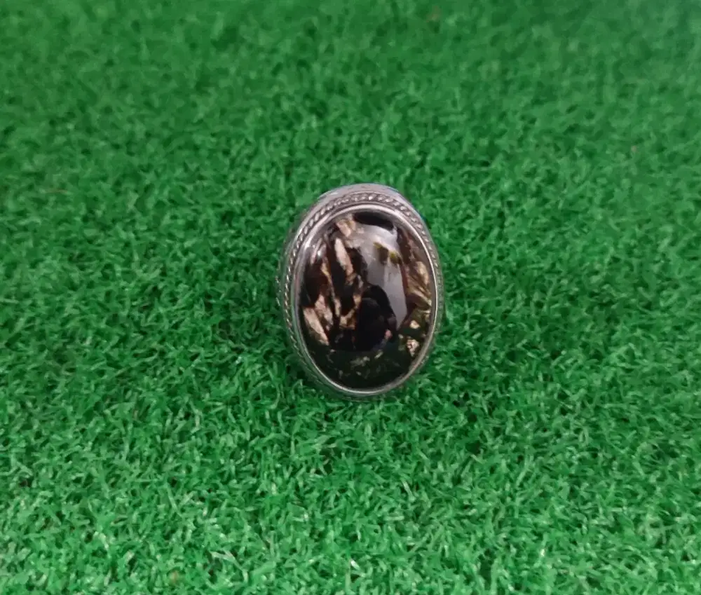 Batu Seraphinite/bulu macan rusia/sayap malaikat bukan bacan,pirus