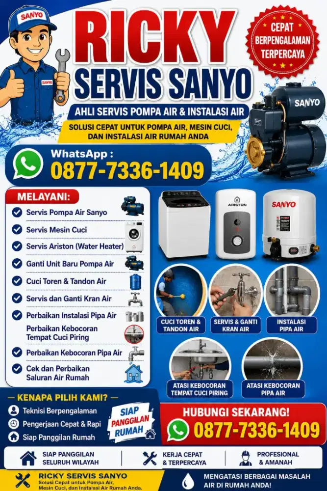 Jasa servis sanyo
