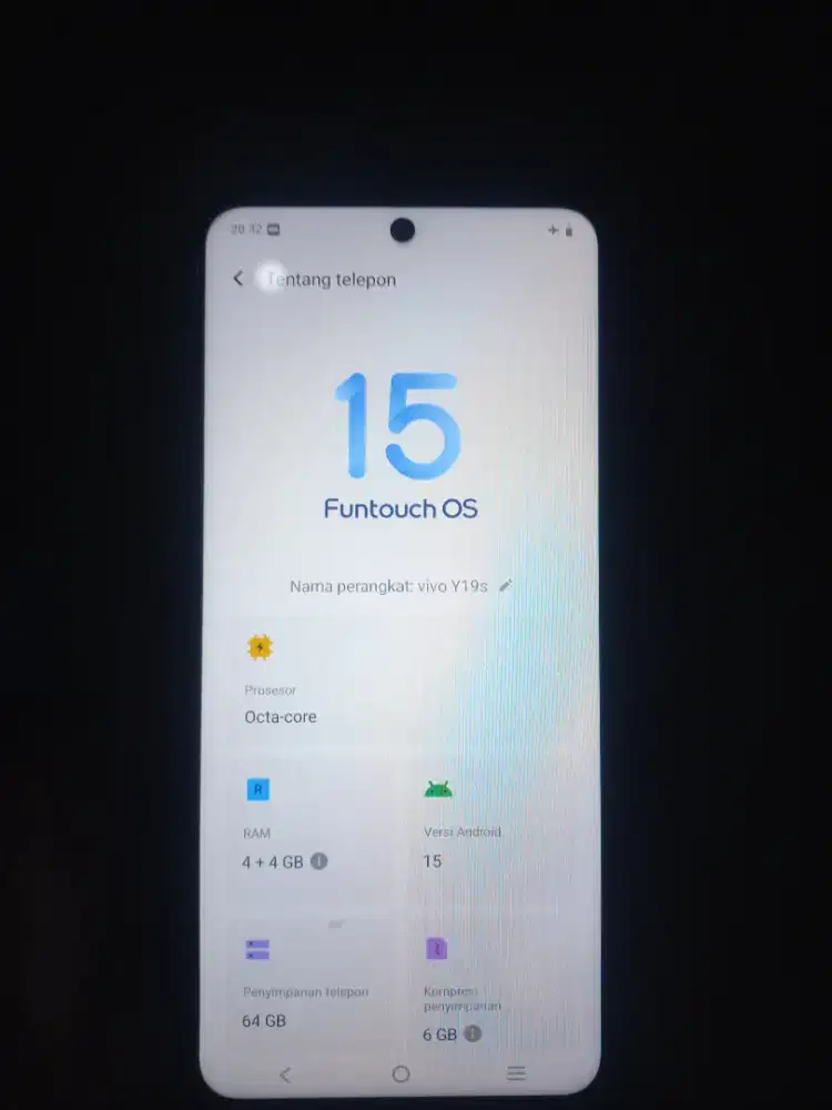Vivo y19s unit aja