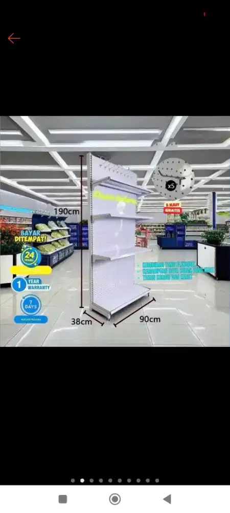 Rak Susun Serbaguna 100% Baja Stainless murni Rak Besi Susun Display
