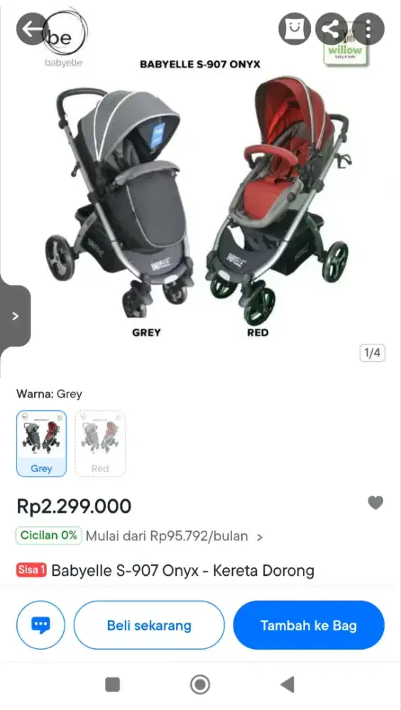 Stroller Babyelle Onyx