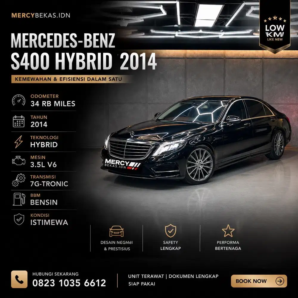 Hybrid Mercedes Benz S400 2014