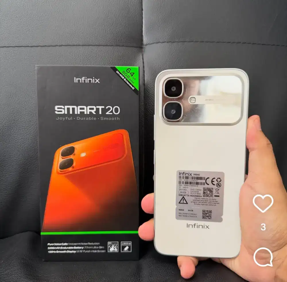 INFINIX SMART 20 8/64GB 'ATLANTIS DAHSYAT'