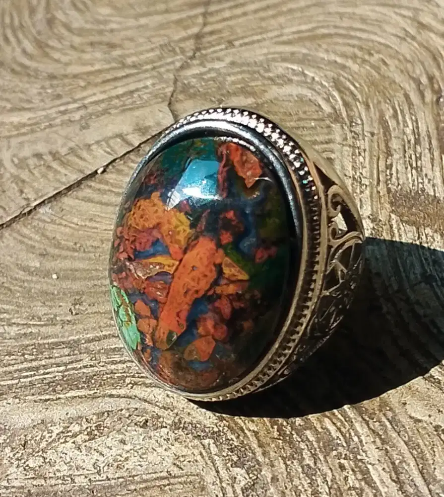 Cincin Batu Bacan Kembang