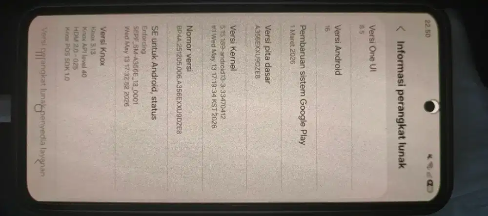 Samsung A35 5G Second mulus