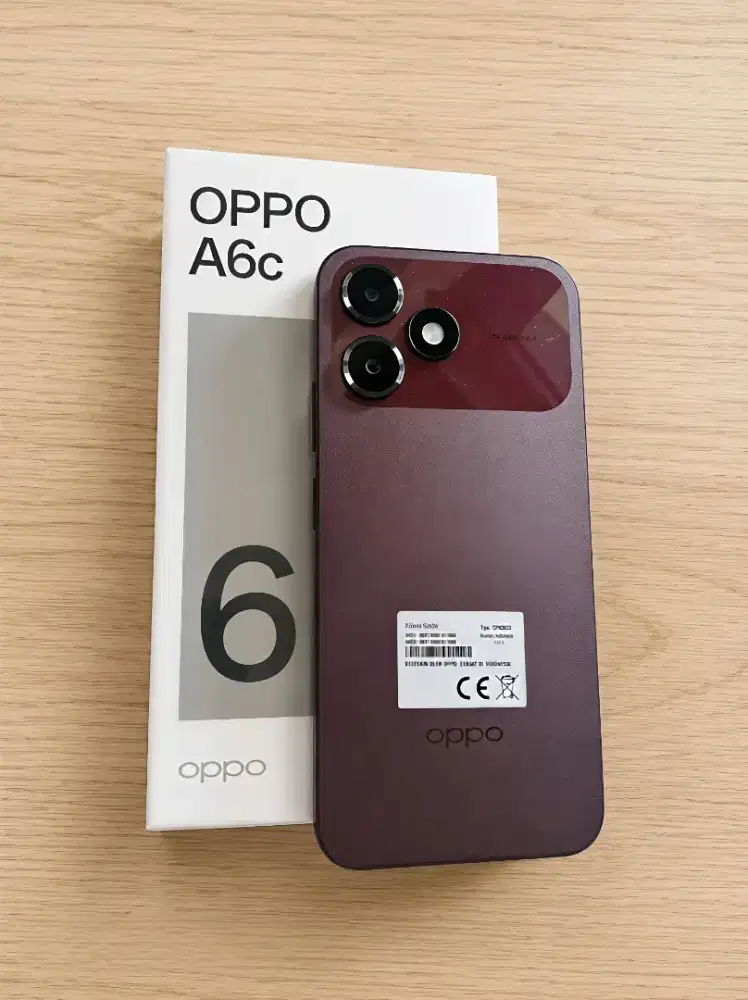 Oppo A6c 4+8/64  BARU ( coklat )