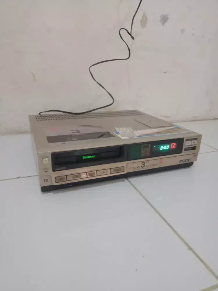 Video sony betamax player simpanan mantap