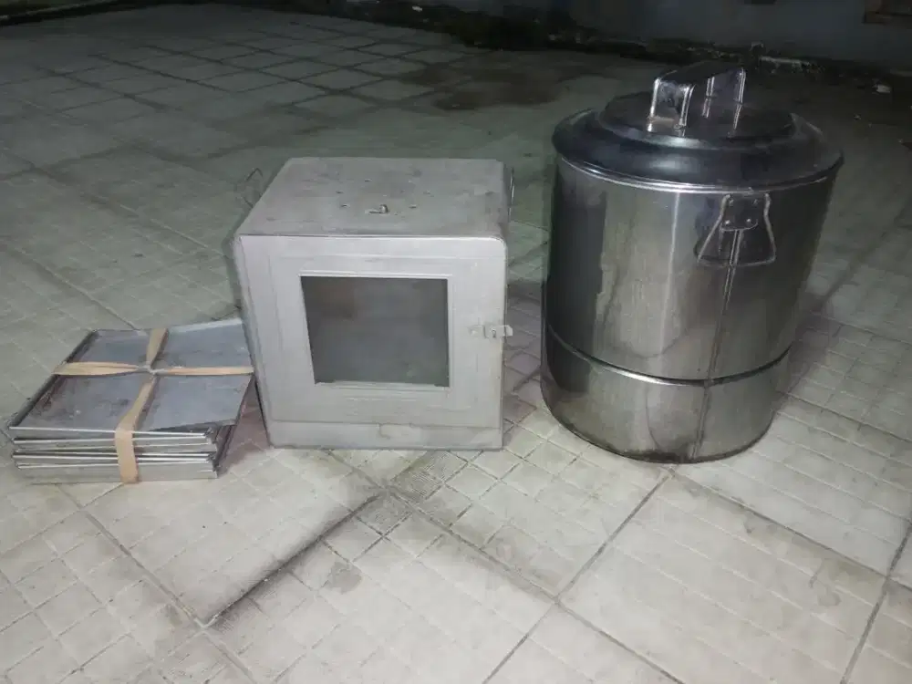 Oven 14inc+nampan dan dandang stainless 2brg 125rb
