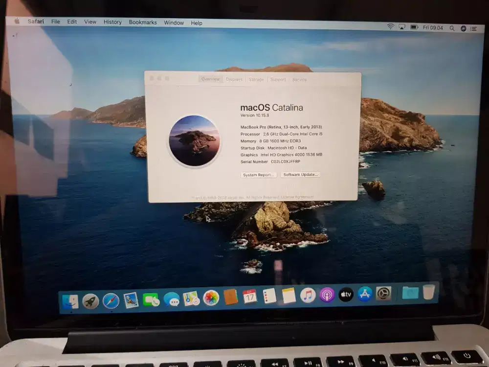 Macbook pro 2013 retina