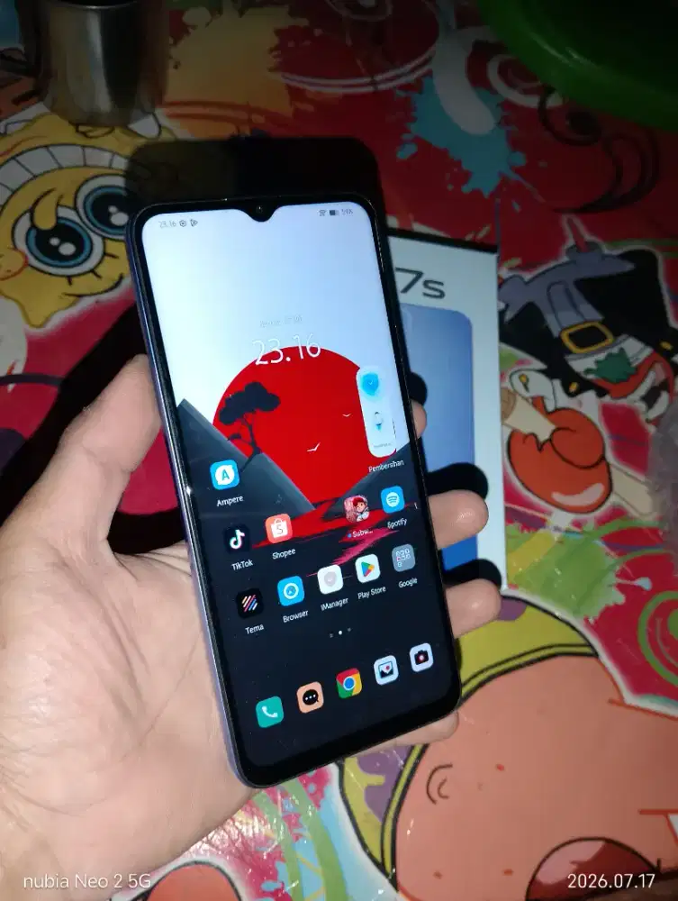 Vivo Y17s 4+4/64gb Os android 15