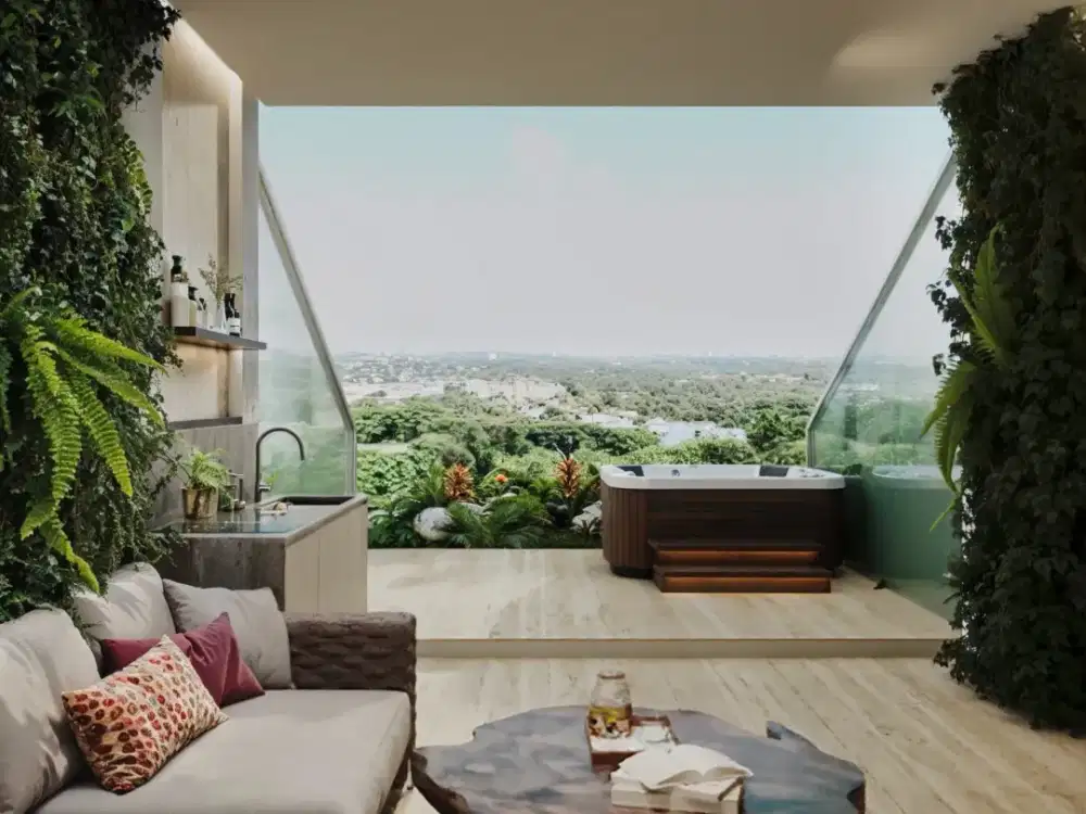 1 br high-end designed apartment, 80 years leashold, Bingin