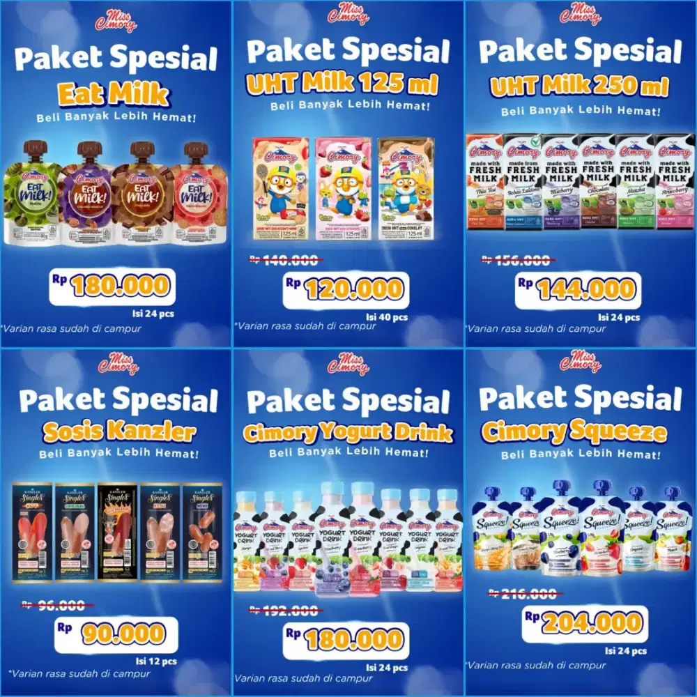 Produk Cimory dan Kanzler