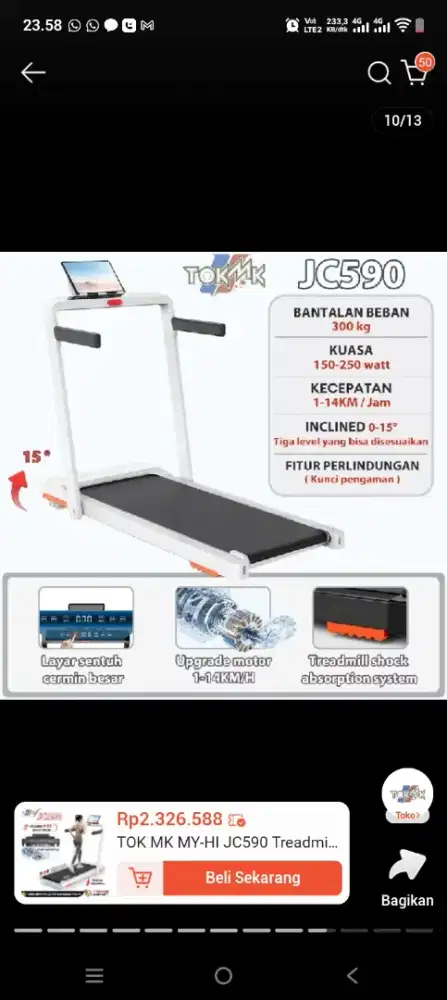 Treadmill my hii