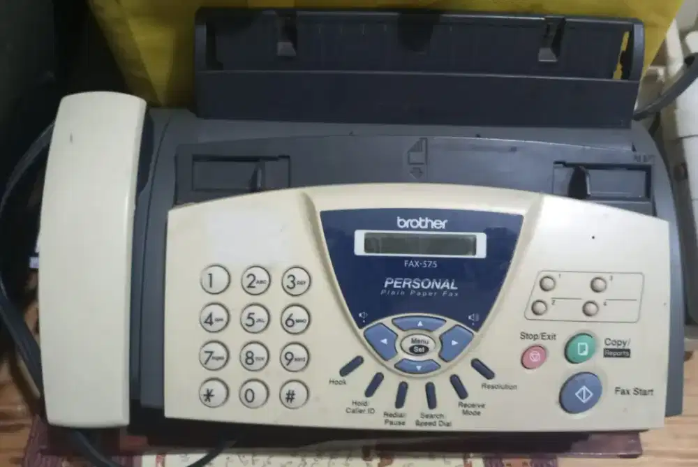 Mesin fax brother Fax -575 personal fax (fax, copy, phone)