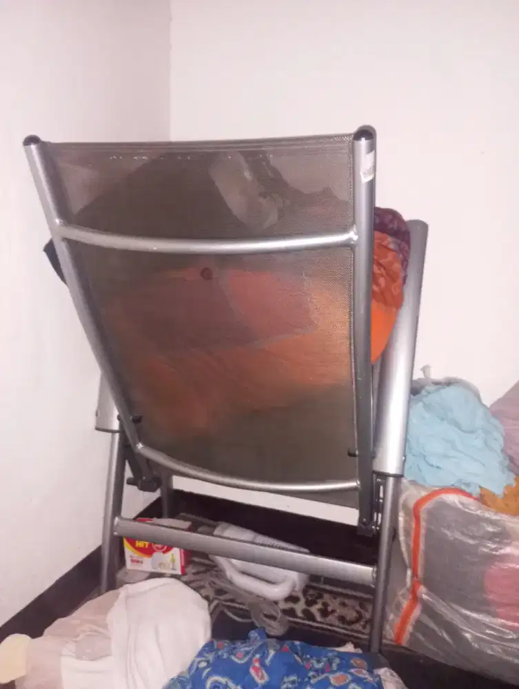 Kursi Lipat Santai Rangka Aluminium Mesh
