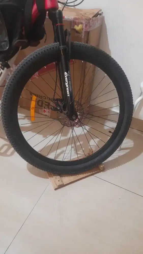 Set Ban Luar MTB 27.5×2.35 Bawaan Sepeda Evergreen Masih Usia Fresh