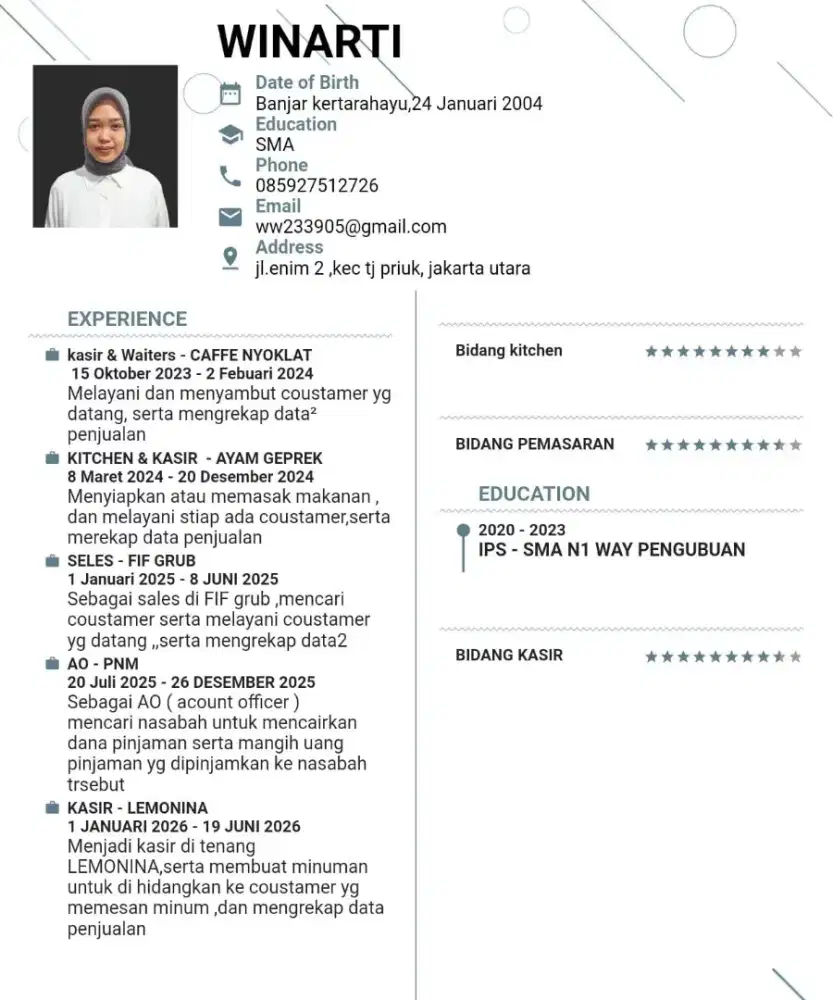 Lowongan pekerjaan