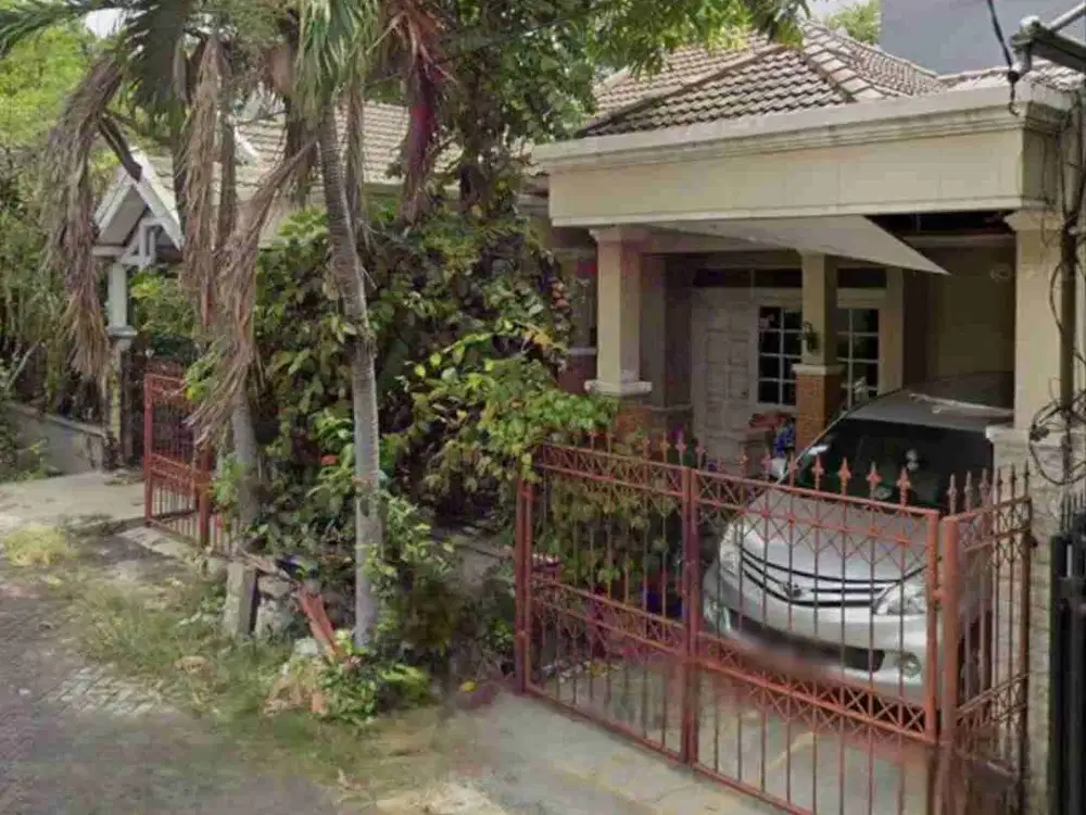 0804 Jual Lelang Rumah Surabaya Di Rungkut Mapan Barat Gunung Anyar