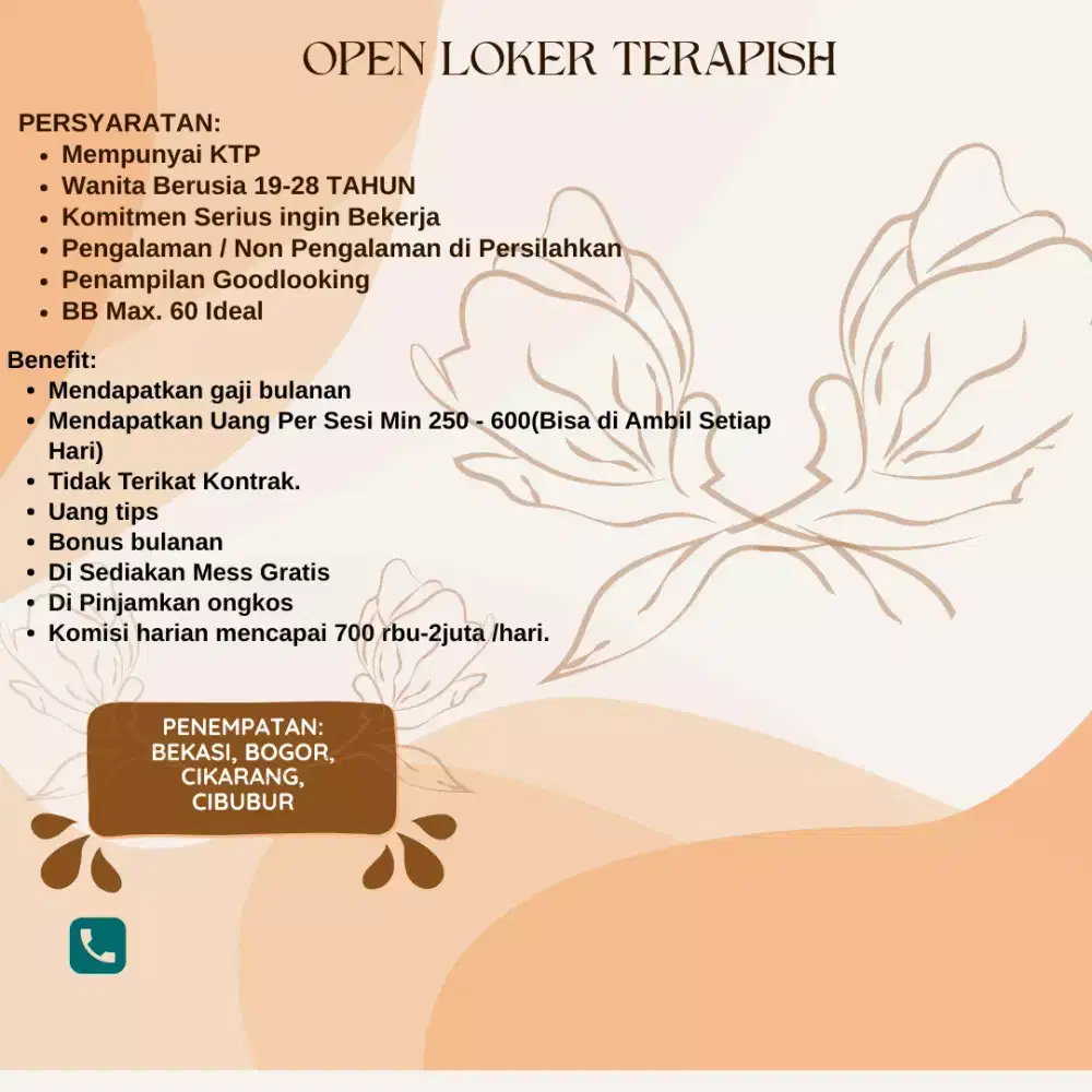 LOKER LC DAN TERAPISH