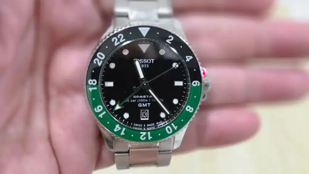 JAM TANGAN TISSOT SEASTAR 1000 GMT