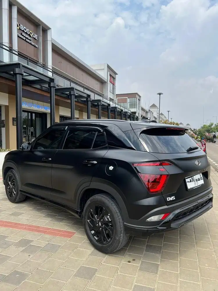 Hyundai Creta Alpha 2024 Midnight Black Matte IVT varian tertinggi