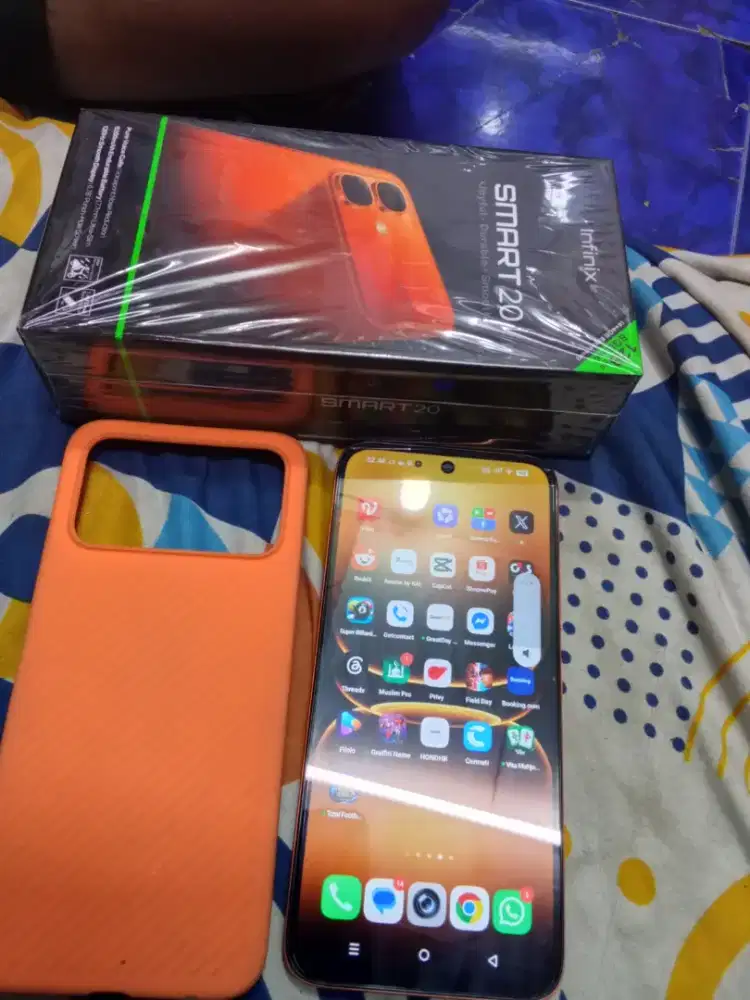 jual infinix smart 20 ram4+4  128