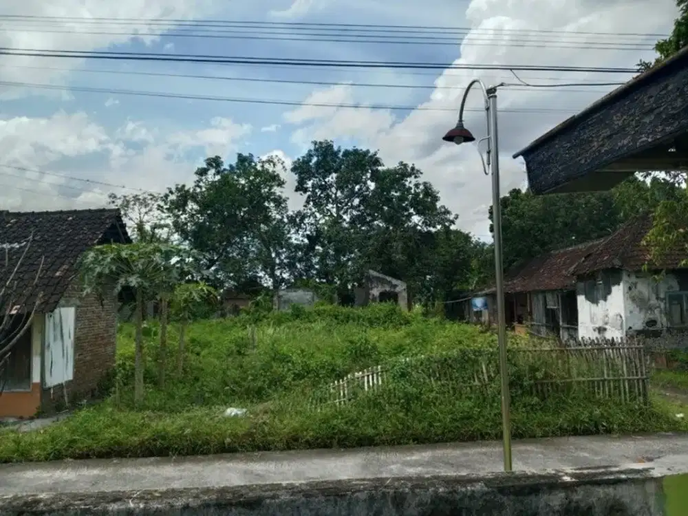 Dijual Tanah Pekarangan Lokasi Strategis di Karangdowo Klaten