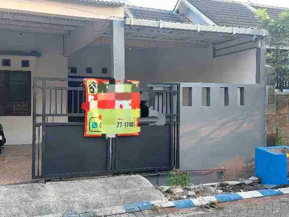 di jual rumah di perum kahuripan di bawah pasaran sidoarjo kota