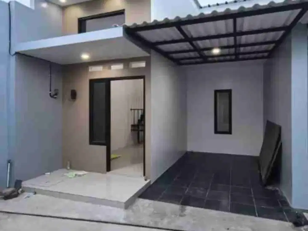 Di jual rumah baru kokoh permanen model mezanin di lokasi Ciledug peninggilan Tangerang kota
