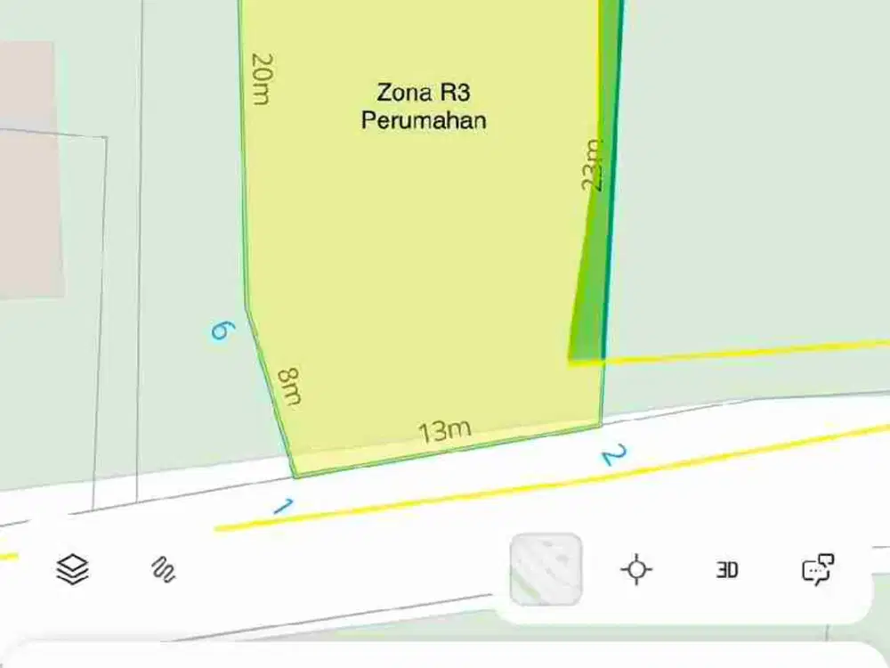 Tanah 600m2 Kawasan Villa Mewah Jalan Cinta Ubud